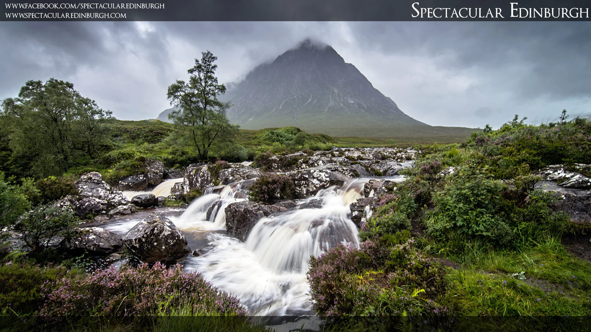 Wallpaper 11 - Buachaille Etive Mor from the River Coupall - Spectacular Edinburgh Photography