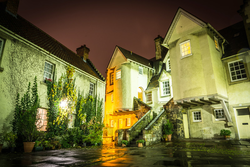 Wet Evening at White Horse Close